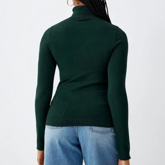 Solid turtleneck sweater - Picture 2 of 2